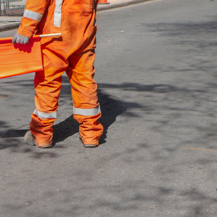 Keep Your Roadside Workers Safe with Flagger Ahead Signs