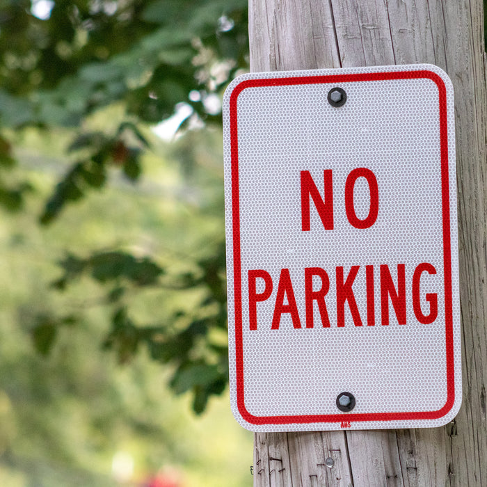 Signs for No Parking Help Keep Things Moving Smoothly