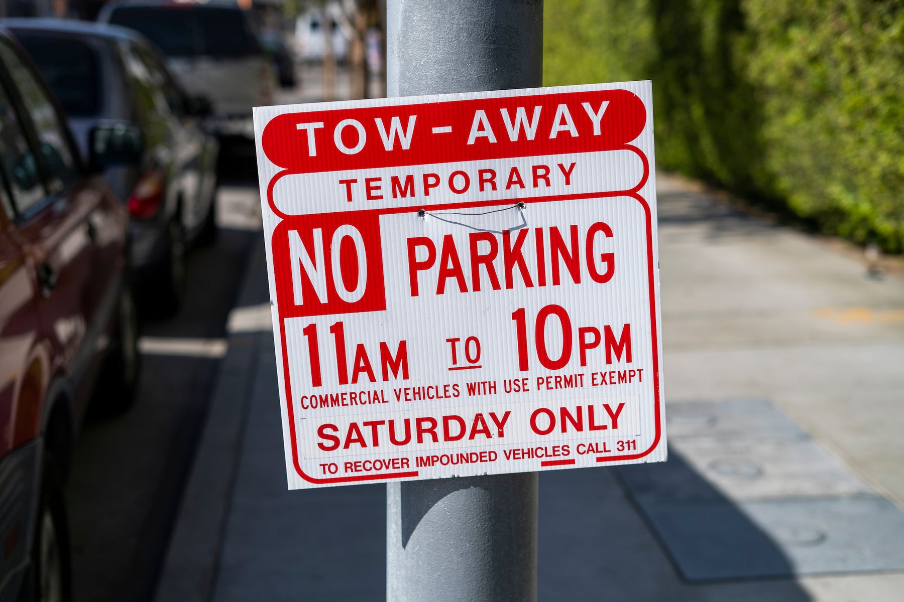 The Necessity and Benefits of Temporary No Parking Signs