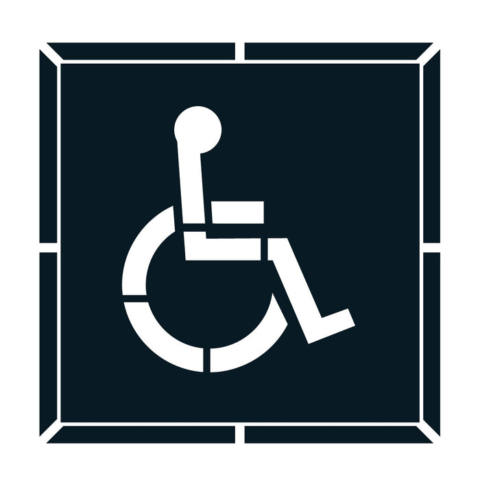 Handicap (CA) Symbol Stencil