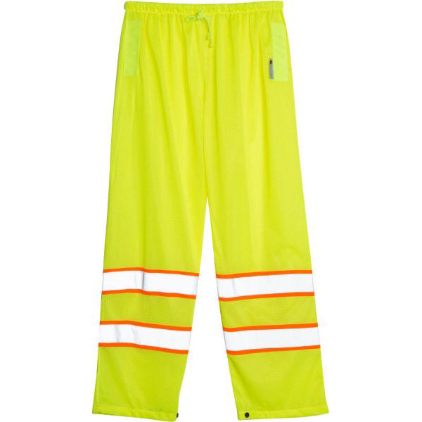 Lime Mesh Pants Class 1 with Orange Contrast
