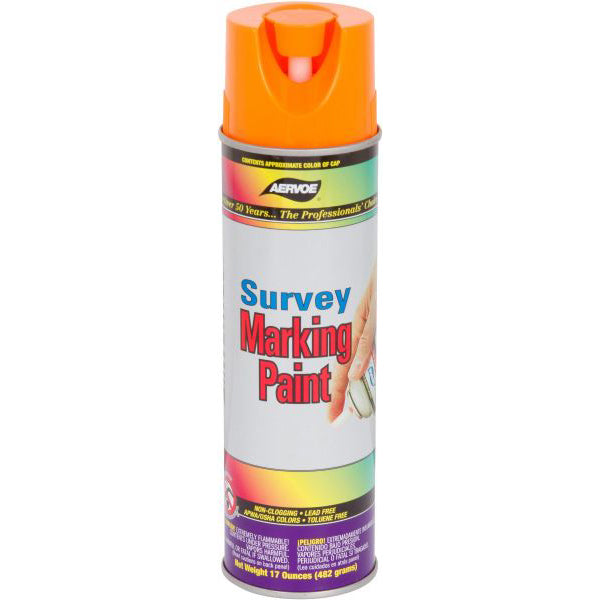 Fluorescent Orange Survey Marking Paint
