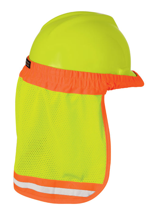 Hard Hat Sun Shield Orange/Lime