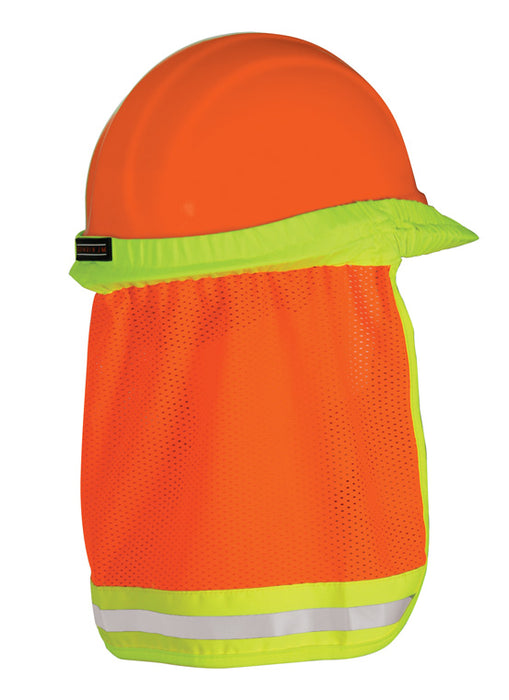Hard Hat Sun Shield Orange/Lime