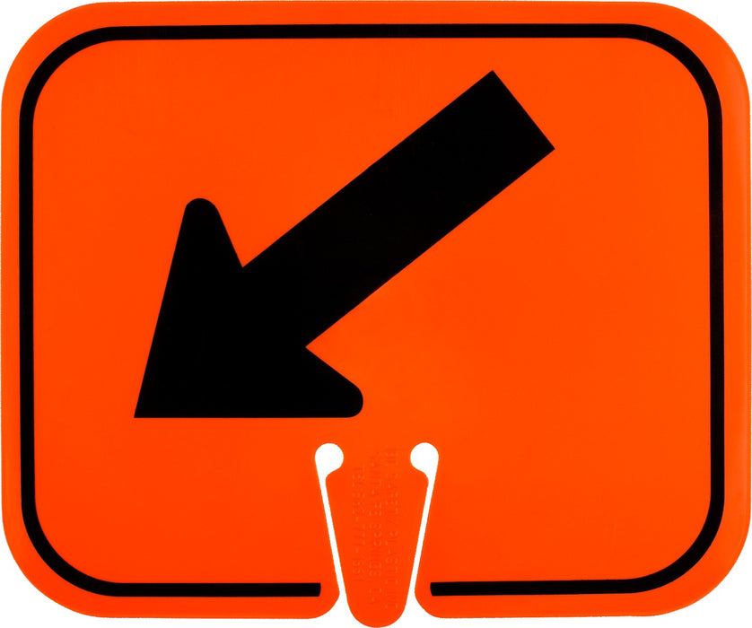 Left Arrow ~ Cone Mount Sign
