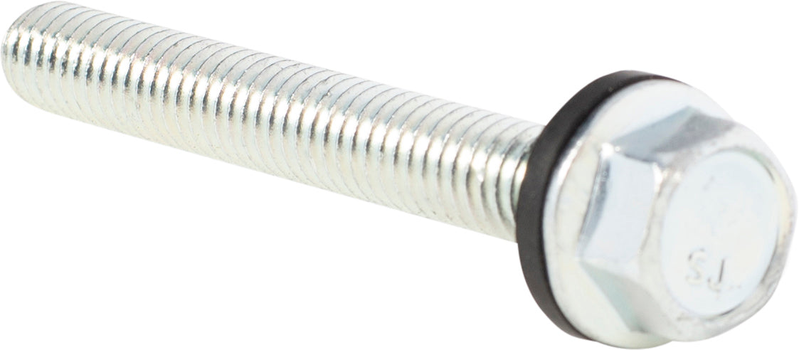 Hex Flange Bolt 2" (Zinc Plated) with EPDM Washer