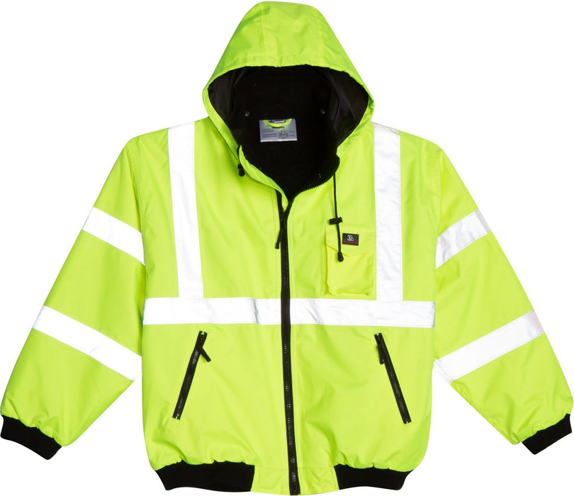 Class 3 All Season Safety Jacket Orange/Lime