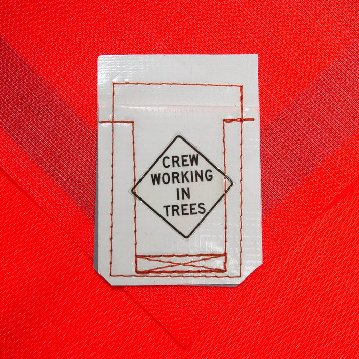 Crew Working in Trees 48"x48" Roll up Sign (Mesh)