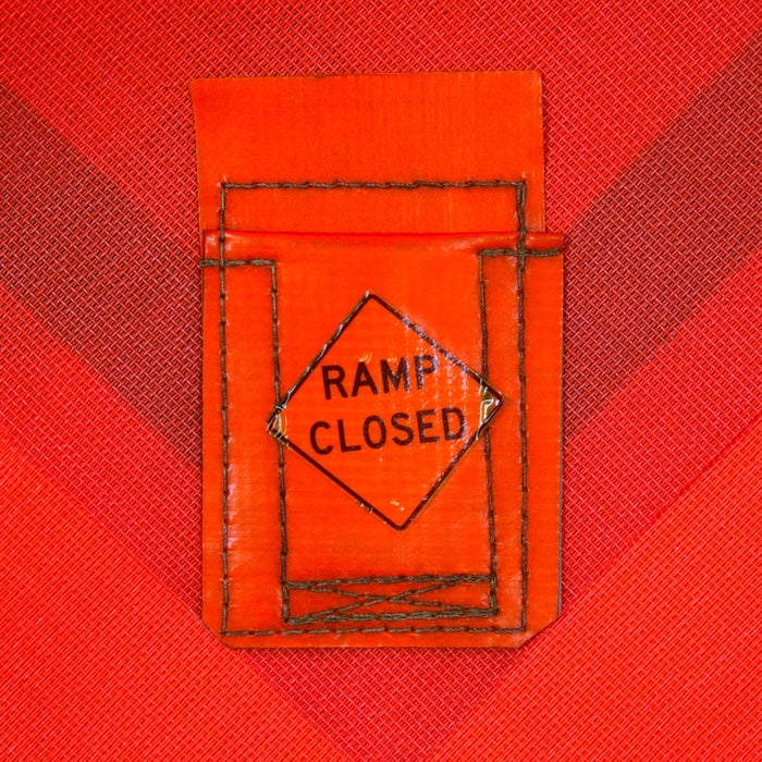 W20-3 Ramp Closed 48"x48" Roll up Sign (Mesh)