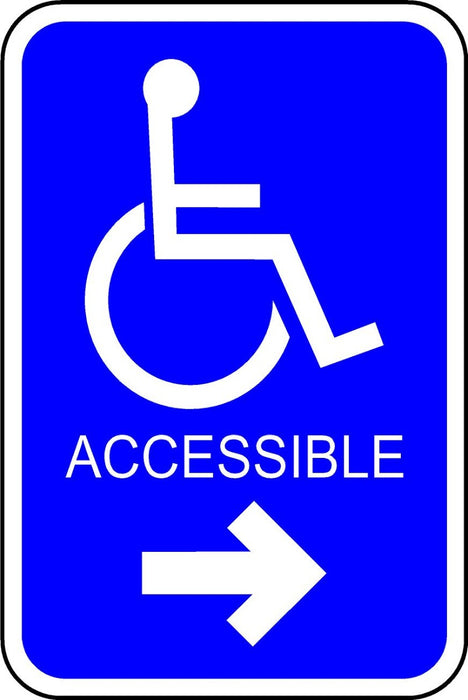 R99 ~ Handicap Accessible w/Right Arrow
