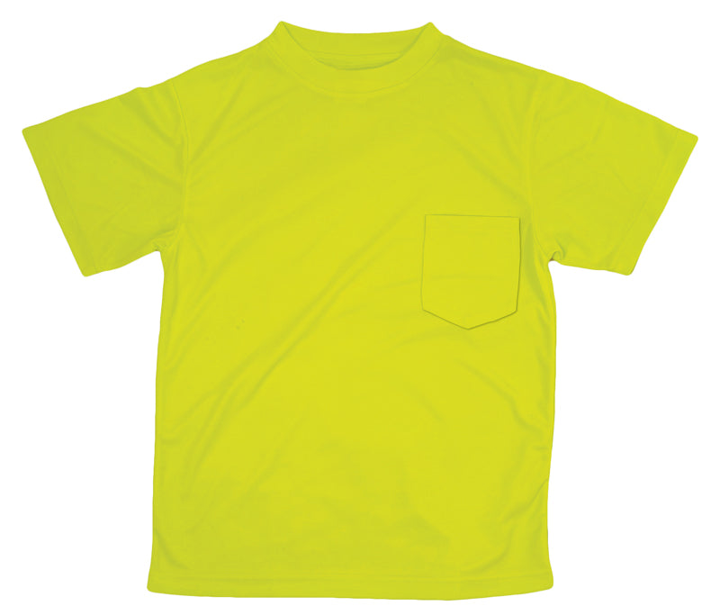 Short Sleeve Microfiber T-shirt Orange/Lime