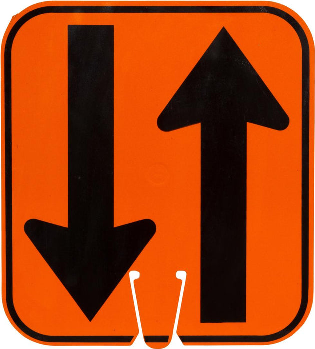 W6-3 ~ Two Way Arrow ~ Cone Mount Sign