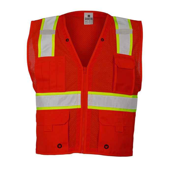 Utility Vest Enhanced Visibility Red