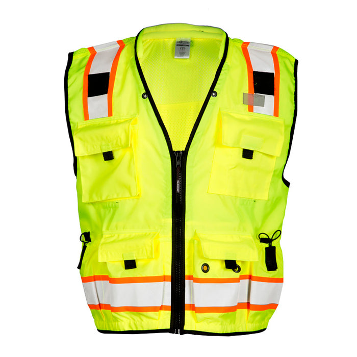 Professional Surveyors Vest (Orange / Lime)