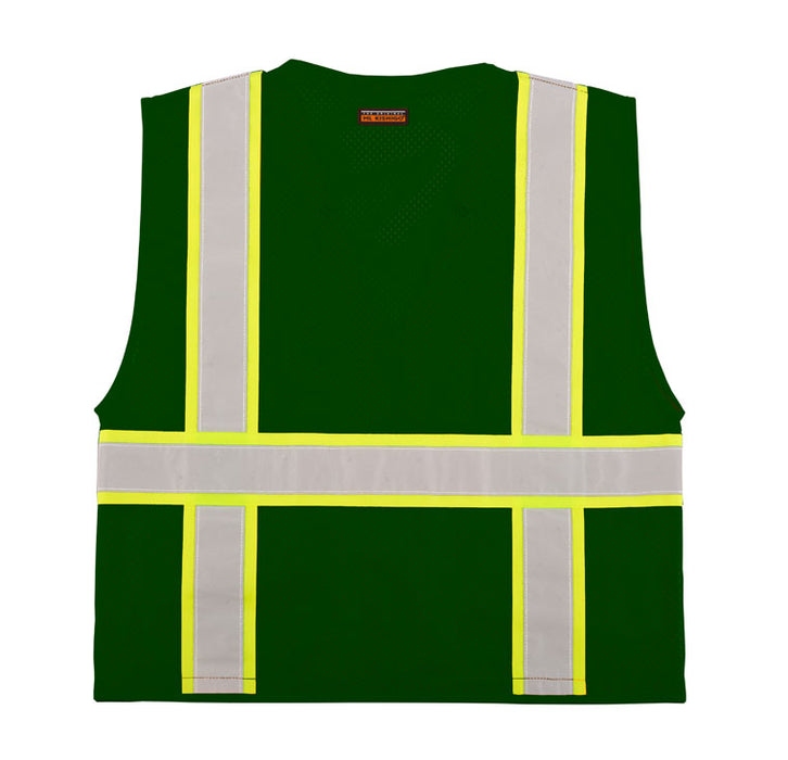 Utility Vest Enhanced Visibility Green