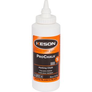 8 oz White Keson Marking Chalk