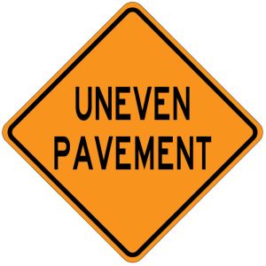 W8-17 Uneven Pavement 