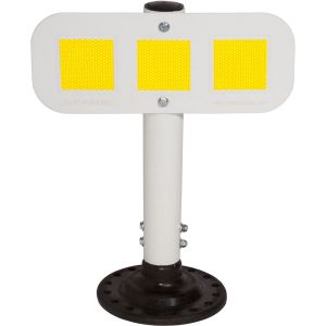 K-Marker with 18" tube and Boomerang Base ~ 15" x 8" x 18" 