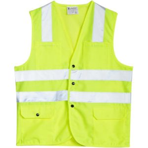 Vest Lime Mesh Back Class 2 