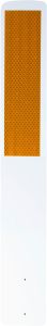 Guard Rail Delineator with 12" Yellow Strip