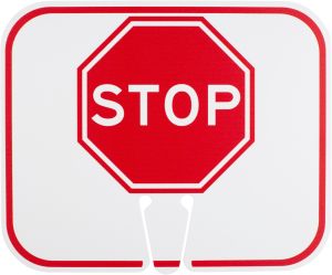 R1-1~ Stop ~ Cone Mount Sign 