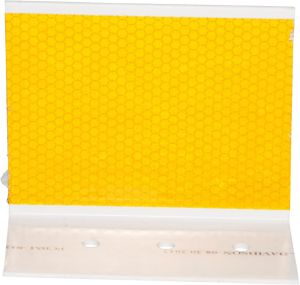 K-rail Marker with Yellow High Intensity Reflective Tape 