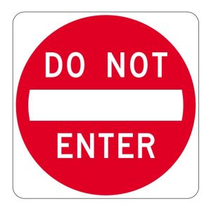 R5-1 ~ Do Not Enter 