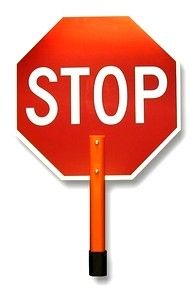 Stop/Stop Paddle ~ 18"x18"