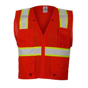 Utility Vest Enhanced Visibility Red 