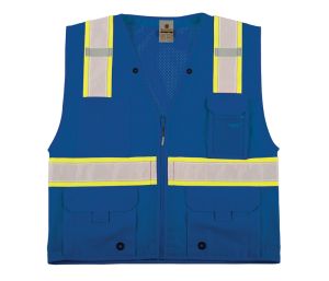 Utility Vest Enhanced Visibility Blue 
