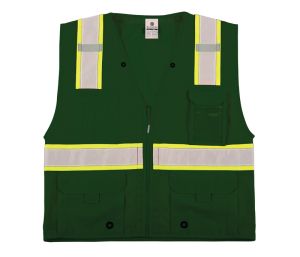 Utility Vest Enhanced Visibility Green 