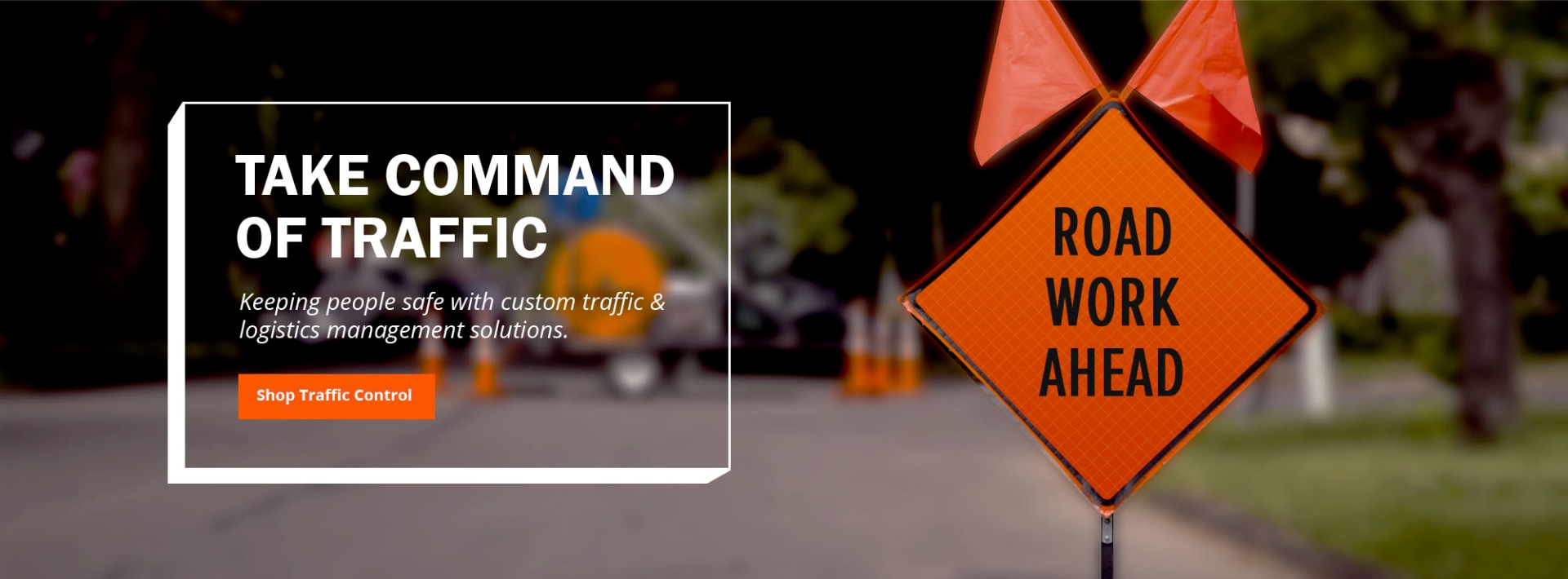 Traffic Signs Cones Barricades